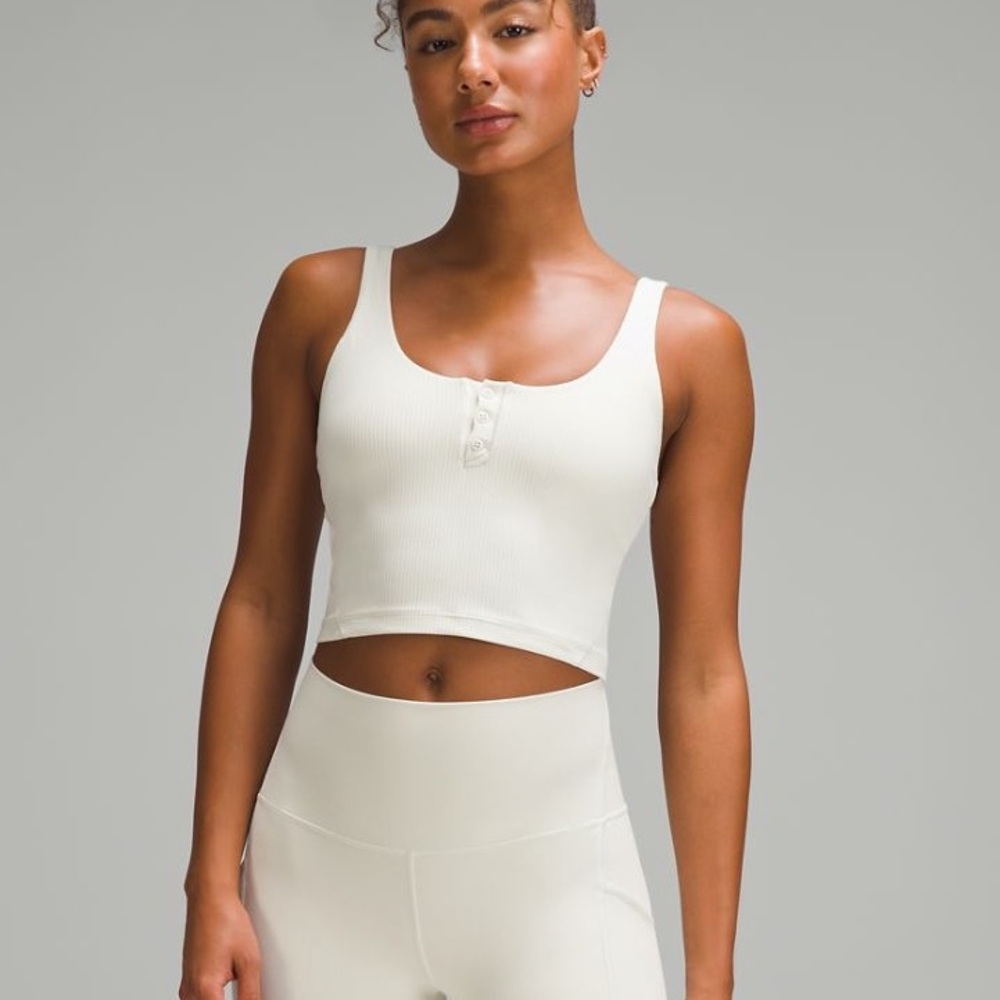 Lululemon Align Ribbed Henley Tank Top - Size 8